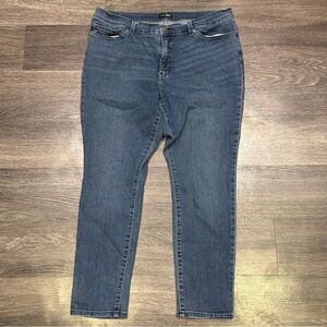 Lee Jeans Slimming Fit Skinny Leg Blue Women’s 16 Petite